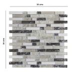 Malla Decorativa Enzo de 30 x 30 cm Color Gris