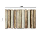 Malla Decorativa Bamboo de 21 x 31 cm Color Café