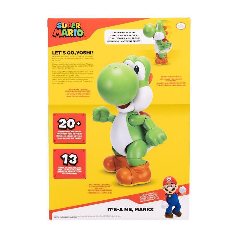 Figura De Acción Let´s Go Yoshi Interactivo - Super Mari0