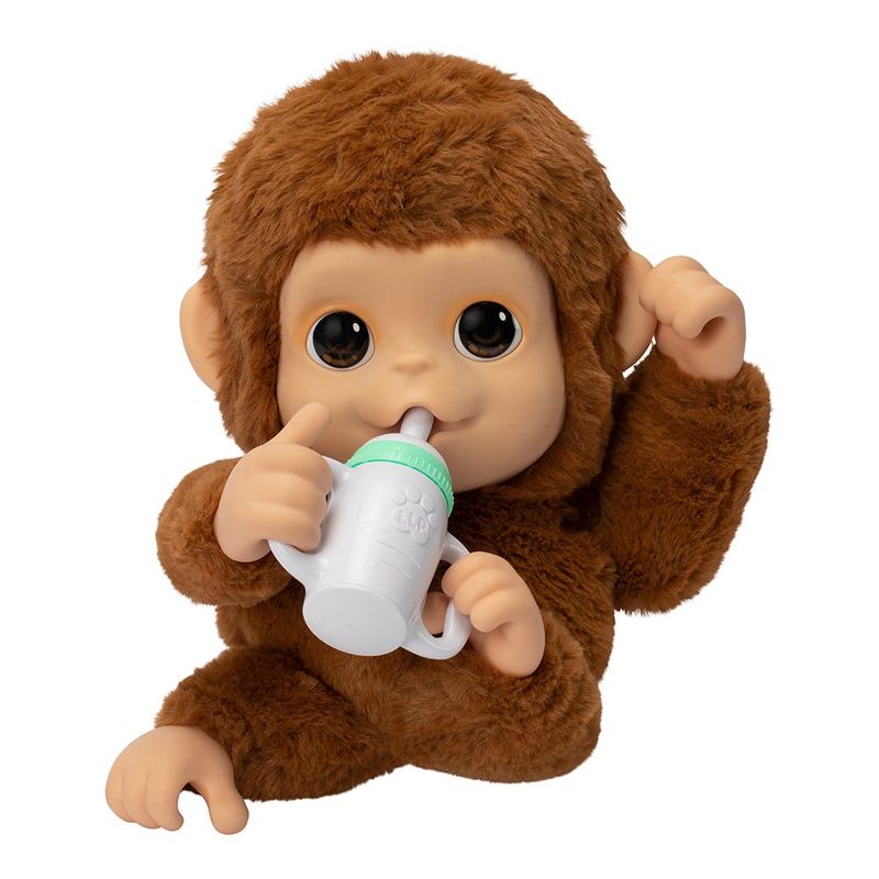 Peluche Interactivo Little Live Pets Baby Monkey Mango con Sonidos