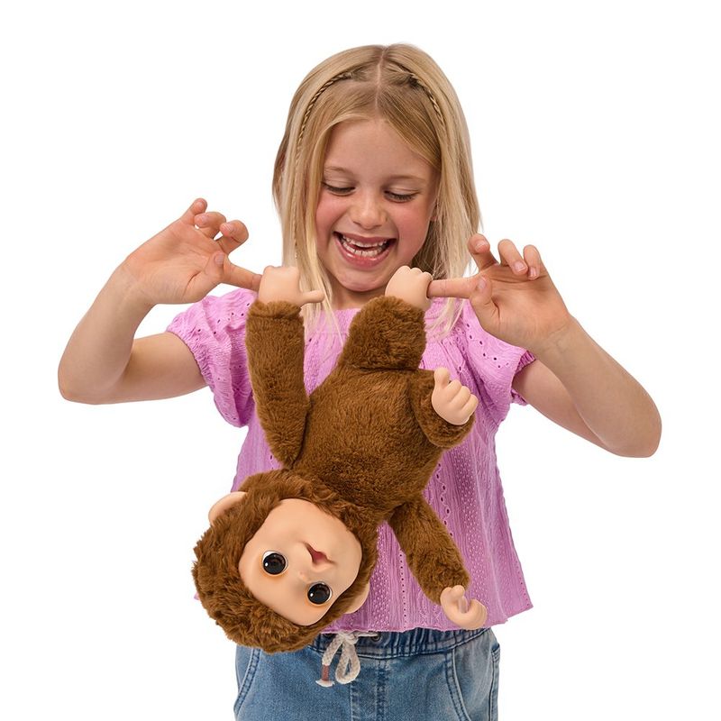 Peluche Interactivo Little Live Pets Baby Monkey Mango con Sonidos