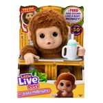 Peluche Interactivo Little Live Pets Baby Monkey Mango con Sonidos