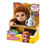 Peluche Interactivo Little Live Pets Baby Monkey Mango con Sonidos