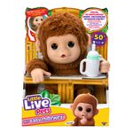 Peluche Interactivo Little Live Pets Baby Monkey Mango con Sonidos