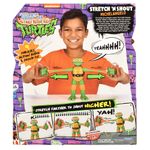 Figura Tortugas Ninja TMNT Michelangelo Stretch N Shout con Sonido