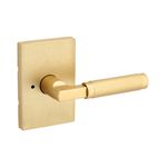 Manija Recta para Baño con Textura Moleteada Acabado Satinado Color Dorado