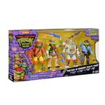 Pack de 4 Figuras Tortugas Ninja TMNT Turtles in Disguise con Accesorios