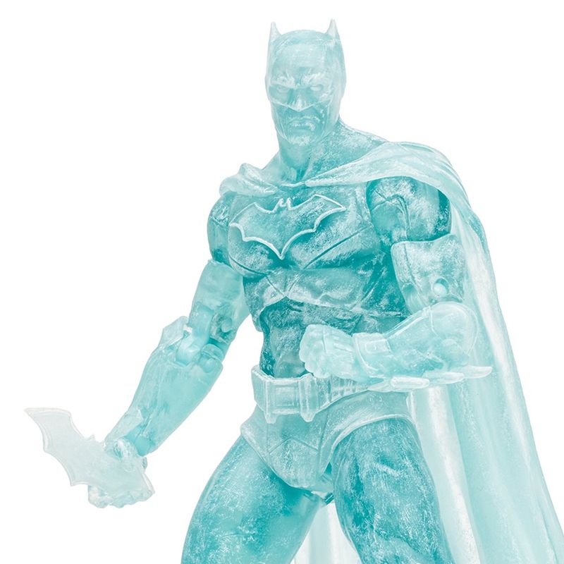 Figura DC Batman Rebirth Frostbite Edition con Base y Tarjeta
