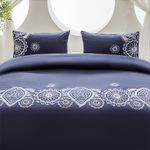 Funda Duvet King 100% Algodón 200 Hilos con 2 Fundas Diseño Meera