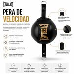 Pera de Boxeo Elite de Doble Agarre Color Negro y Dorado