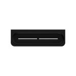 Estante de Pared Horizontal Adhesivo para Baño Color Negro