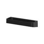 Estante de Pared Horizontal Adhesivo para Baño Color Negro