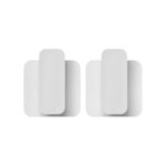 Set de 2 Ganchos de Pared Adhesivos para Baño Color Blanco