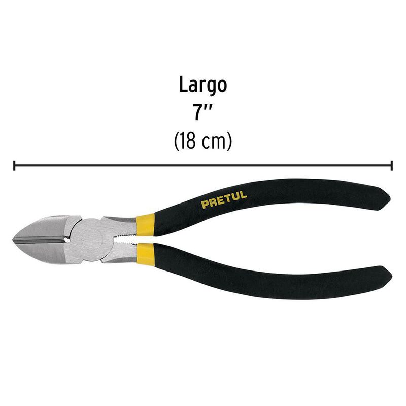 Alicate de Corte Diagonal de 7 Plg