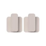 Set de 2 Ganchos de Pared Adhesivos para Baño Color Beige