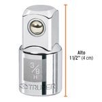 Adaptador Cuadrado para Ratchet de 3/8 a 1/2 Plg