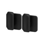 Set de 2 Ganchos de Pared Adhesivos para Baño Color Negro