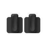 Set de 2 Ganchos de Pared Adhesivos para Baño Color Negro
