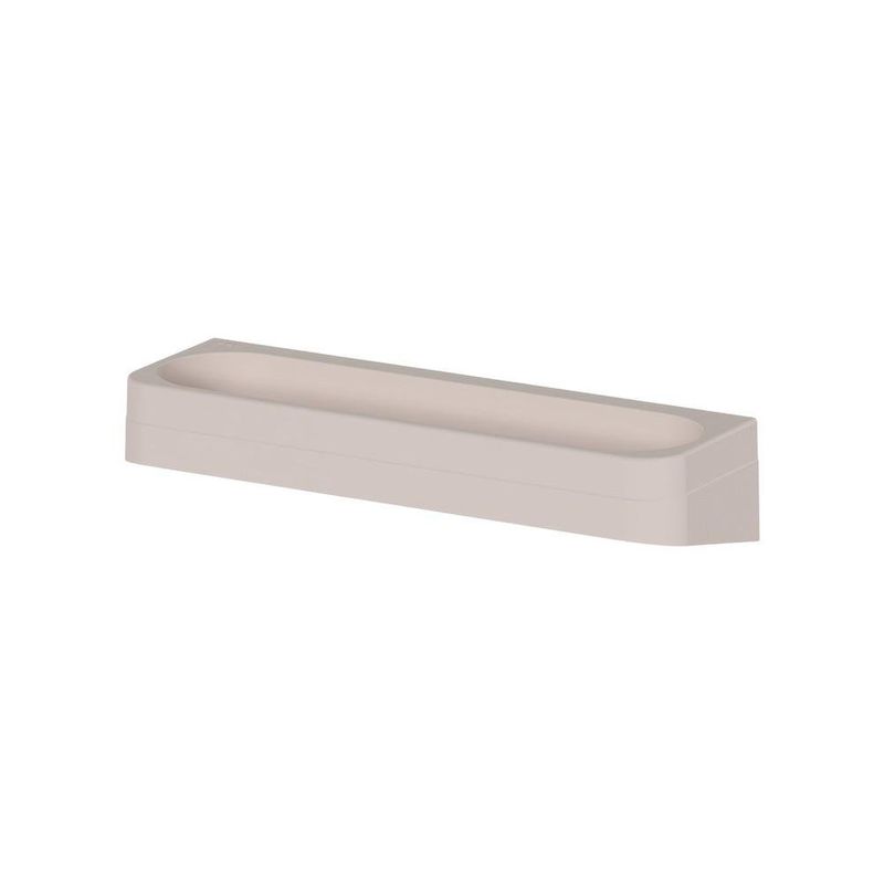 Estante de Pared Horizontal Adhesivo para Baño Color Beige
