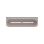 Estante de Pared Horizontal Adhesivo para Baño Color Beige