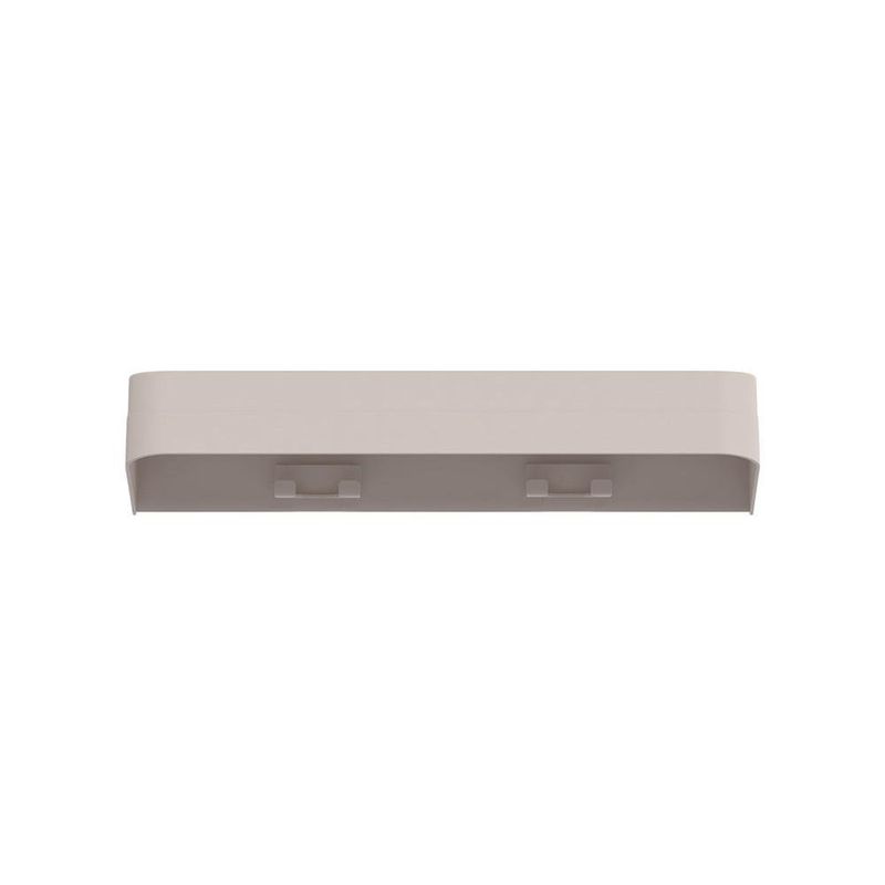 Estante de Pared Horizontal Adhesivo para Baño Color Beige