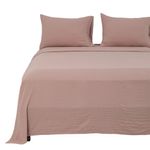 Set de Sábanas King 4 Piezas de Microfibra 95 GSM Color Rosado
