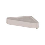Estante de Pared de Esquina Adhesivo para Baño Color Beige