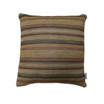 Cojín Decorativo Relleno Tipo Tejido Rayas Horizontales 45 x 45 cm Cuadrado Multicolor