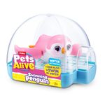 Figura de Mascota Acuática Pets Alive Pingüino Nadador Activado por Agua - Presentación Surtida
