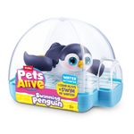 Figura de Mascota Acuática Pets Alive Pingüino Nadador Activado por Agua - Presentación Surtida