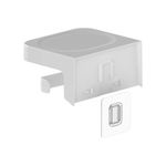 Porta Rollo Adhesivo de Papel Higiénico para Baño Color Blanco