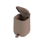 Basurero para Baño con Pedal de 6 L Color Marrón