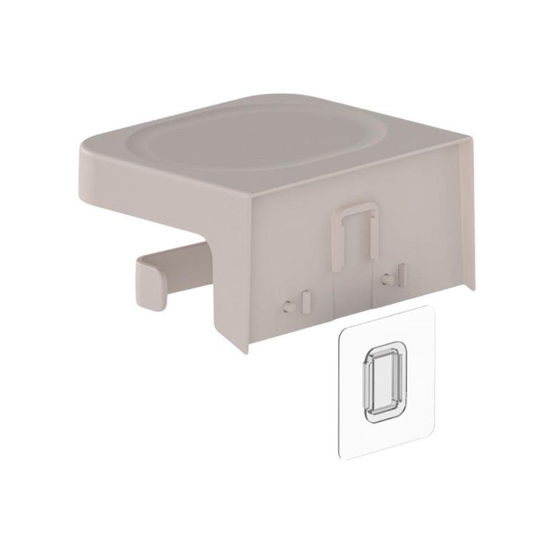 Porta Rollo Adhesivo de Papel Higiénico para Baño Color Beige