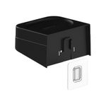 Jabonera de Pared Adhesiva para Baño Color Negro