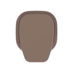 Jabonera con Dosificador para Baño Color Marrón