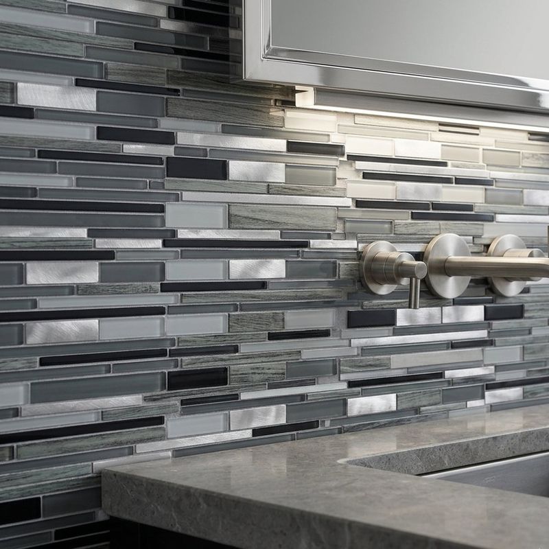 Malla Decorativa Tango de 30 x 30 cm Color Gris