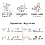 Sierra de Banco Ingletadora de 10 Plg