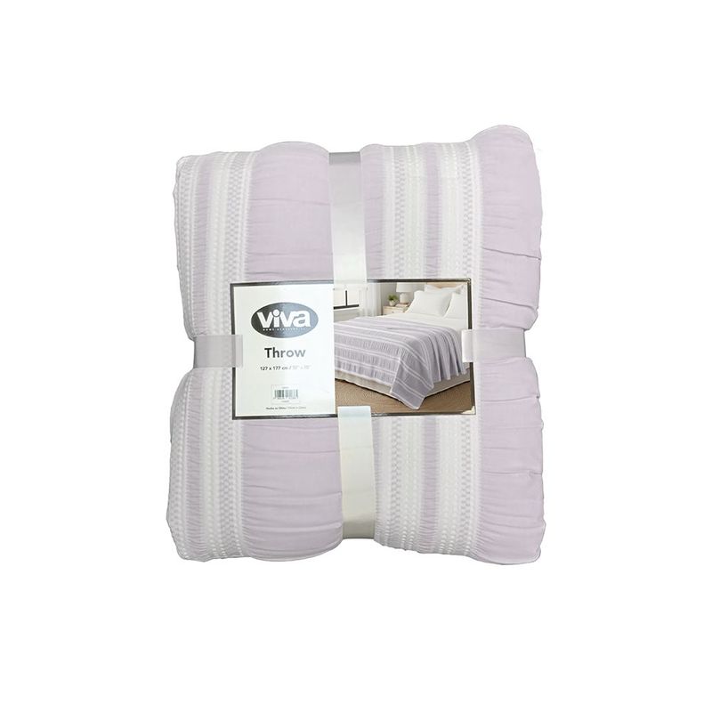 Throw Decorativo de 127 x 177 cm Color Lila