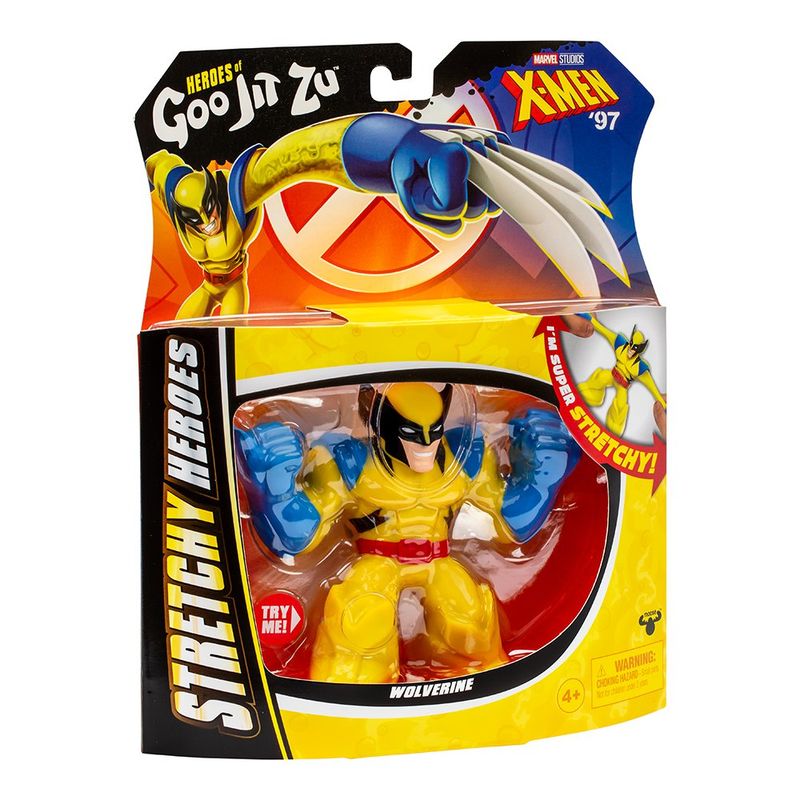 Figura Elástica Goo Jit Zu X-Men 97 Stretch Héroes Diseño Surtido
