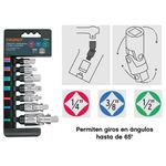 Adaptadores y Nudos Universales en Juego de 7 Piezas