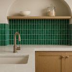 Malla Decorativa Bamboo de 21 x 31 cm Color Verde
