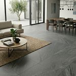 Piso Gres Gaia Acabado Mate Color Negro de 60 x 60 cm en Caja de 1.44 m²