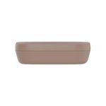 Jabonera de Baño con Tapadera Color Marrón