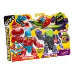 Figura Elástica Goo Jit Zu Smash Strikers Pack Doble Tyro vs Rock Jaw