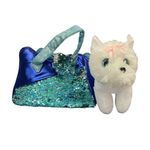 Bolsa Azul con Peluche Perrito