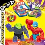 Figura Elástica Goo Jit Zu Smash Strikers Pack Doble Tyro vs Rock Jaw