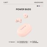 Power Buds Audífonos Inalámbricos ANC Rosa