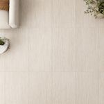 Piso Porcelanato Travertino Color Beige Mate Rectificado de 60 x 120 cm en Caja de 2.16 m²