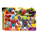 Figura Elástica Goo Jit Zu Smash Strikers Pack Doble Tyro vs Rock Jaw