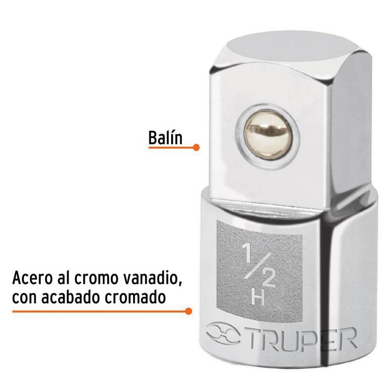 Adaptador Cuadrado para Ratchet de 1/2 a 3/4 Plg